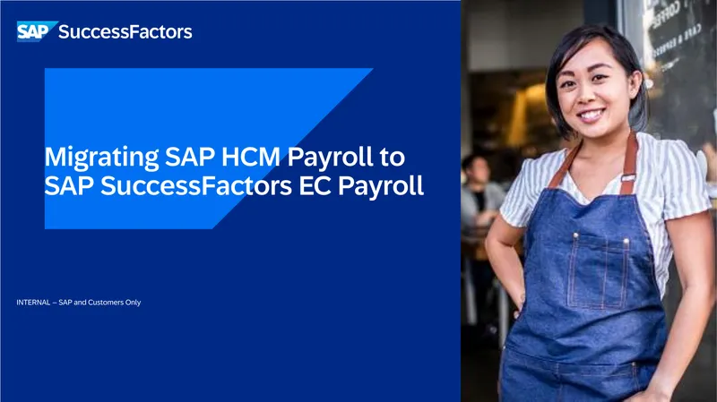 Migration of SAP HCM Payroll to SuccessFactors EC Payroll